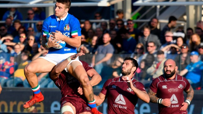 Italy dims talk of 6N demotion after beating Georgia 28-17